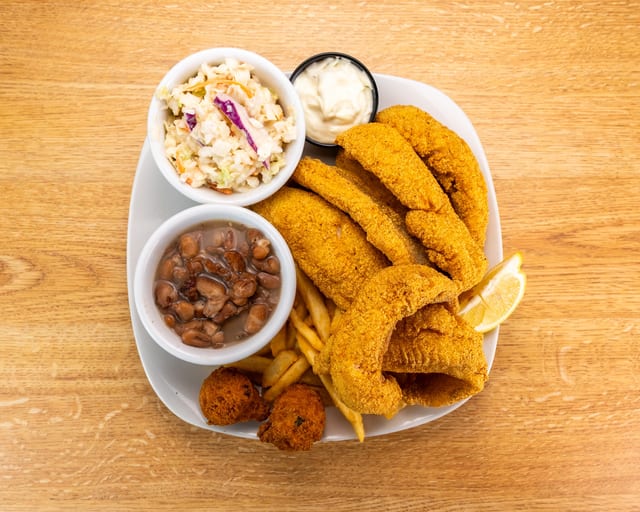 Fried Catfish Platter.