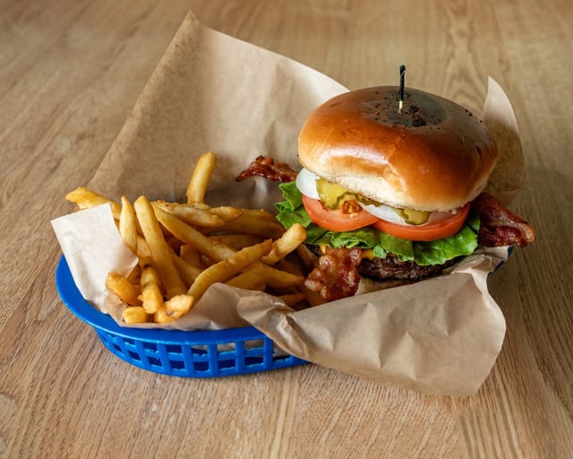 Bacon Cheese Burger.